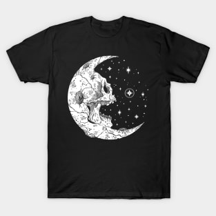 MoonSkull. Dead Moon art T-Shirt